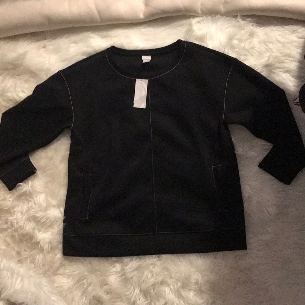 NWT Chico’s Black Knit Top
